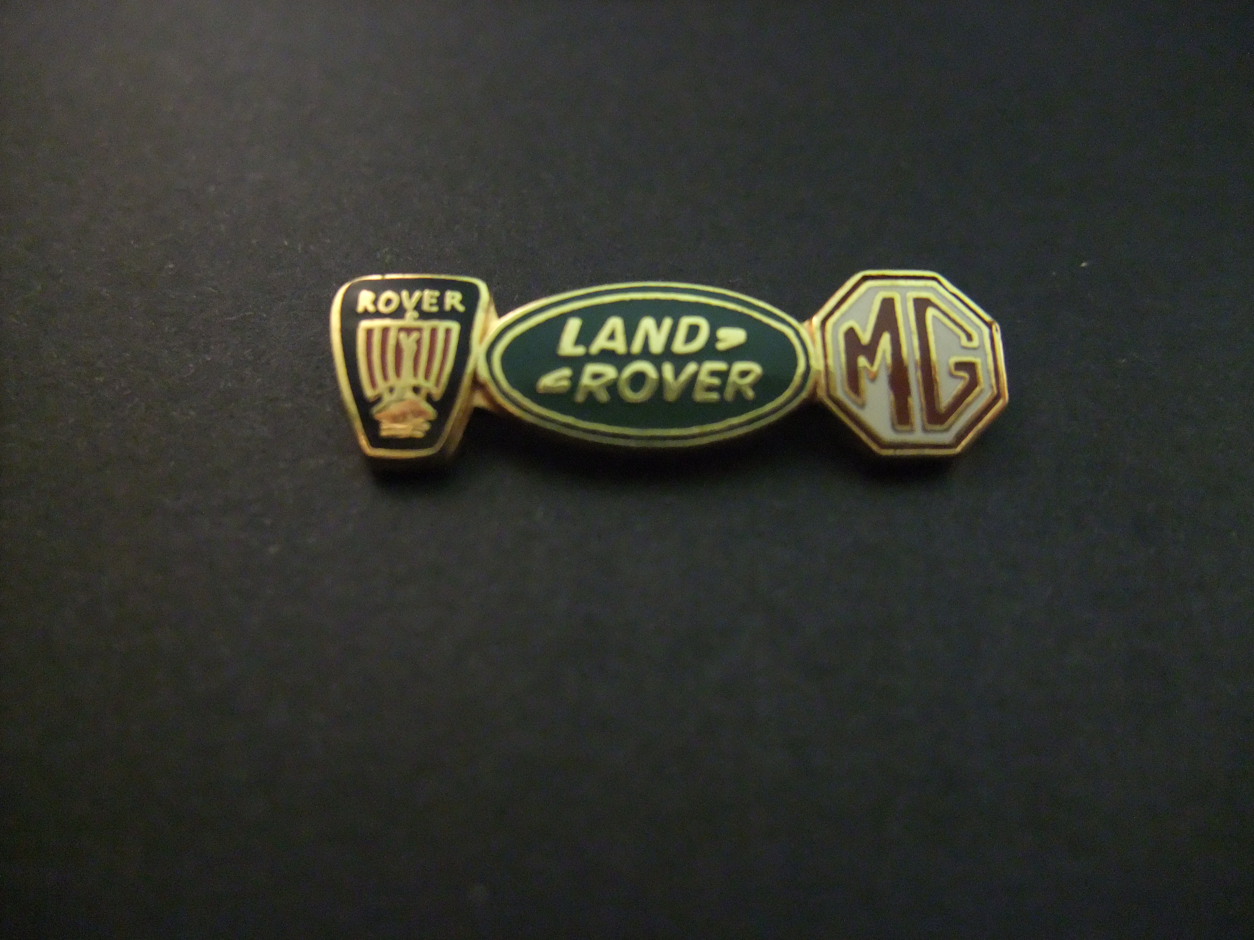 Rover-Landrover-MG drie logo's